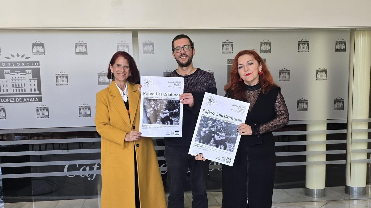 Presentación del ciclo de conciertos intimistas en el teatro López de Ayala este viernes.