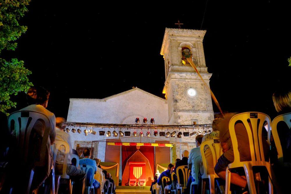 La representación de del Tractat d''Almirra celebrada ayer