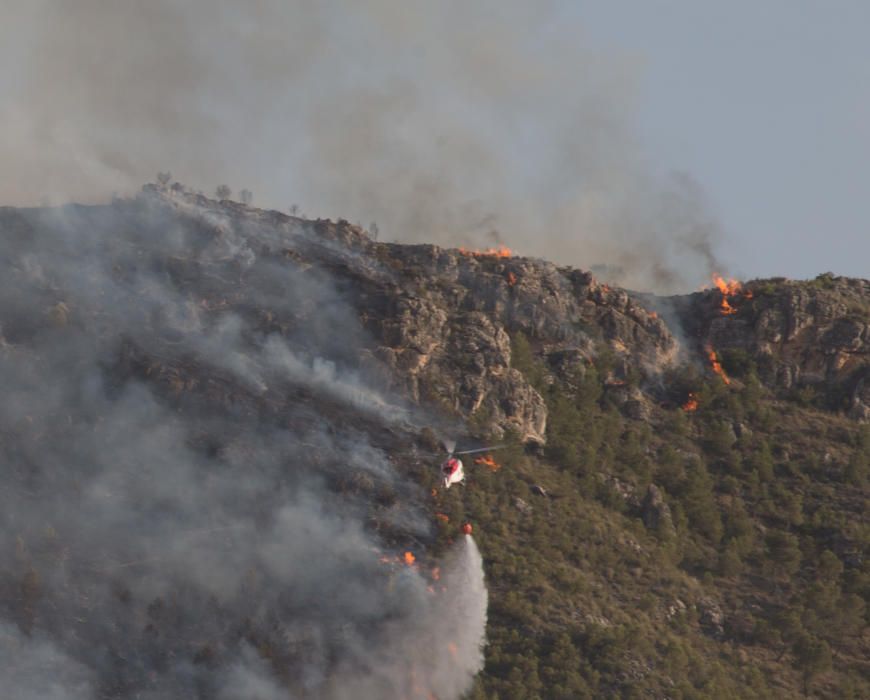 Incendio en la Sierra del Molino