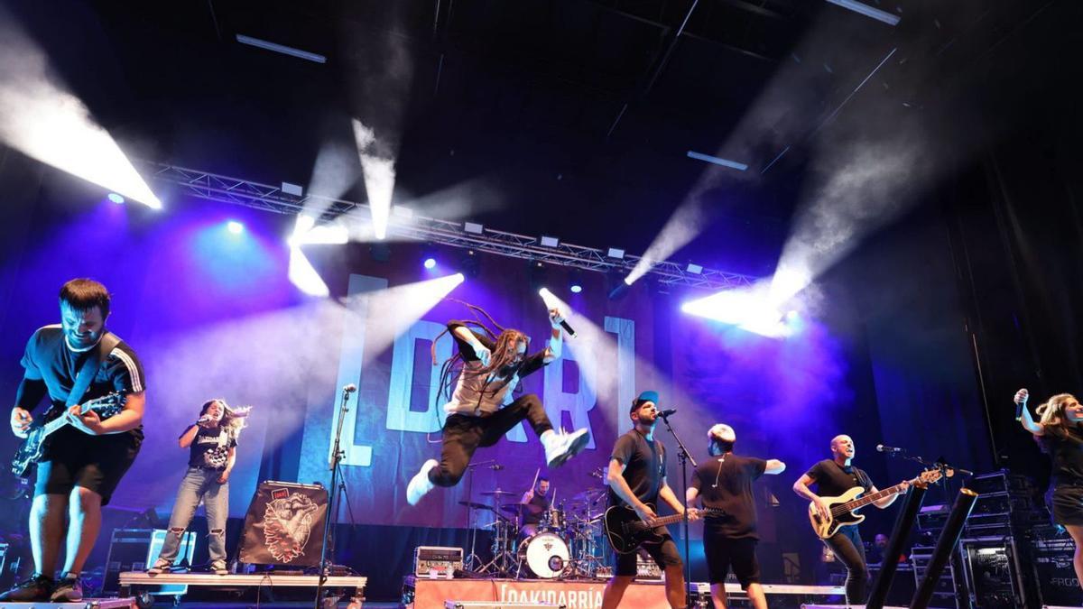 Dakidarría durante un concierto
