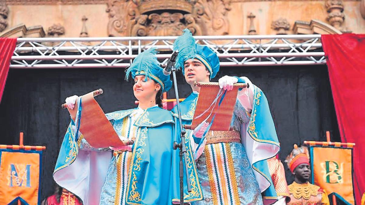 Un momento del acto celebrado en la plaza de Cort