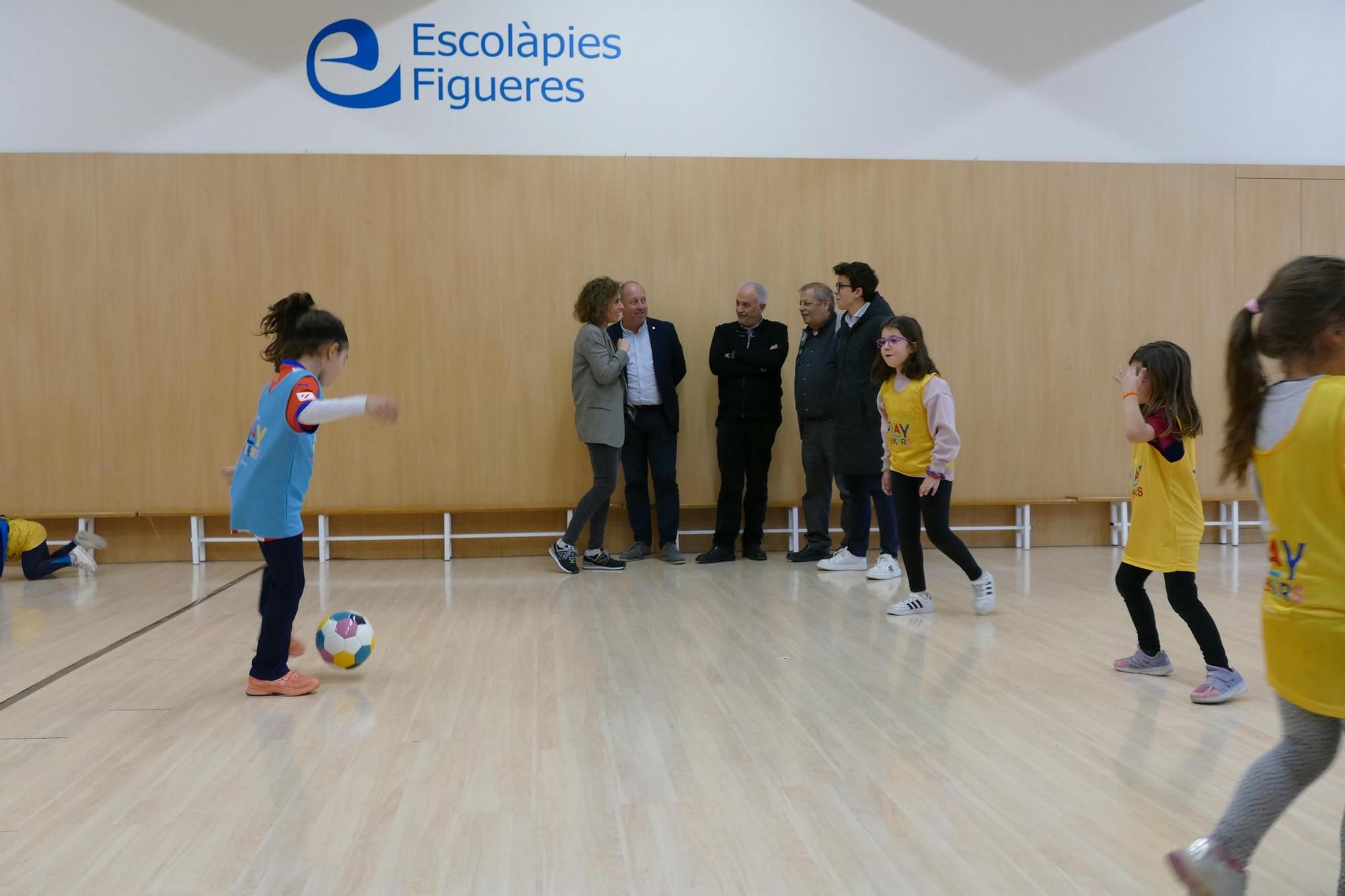 Les Playmakers d’Escolàpies Figueres reben la visita de la Federació Catalana de Futbol