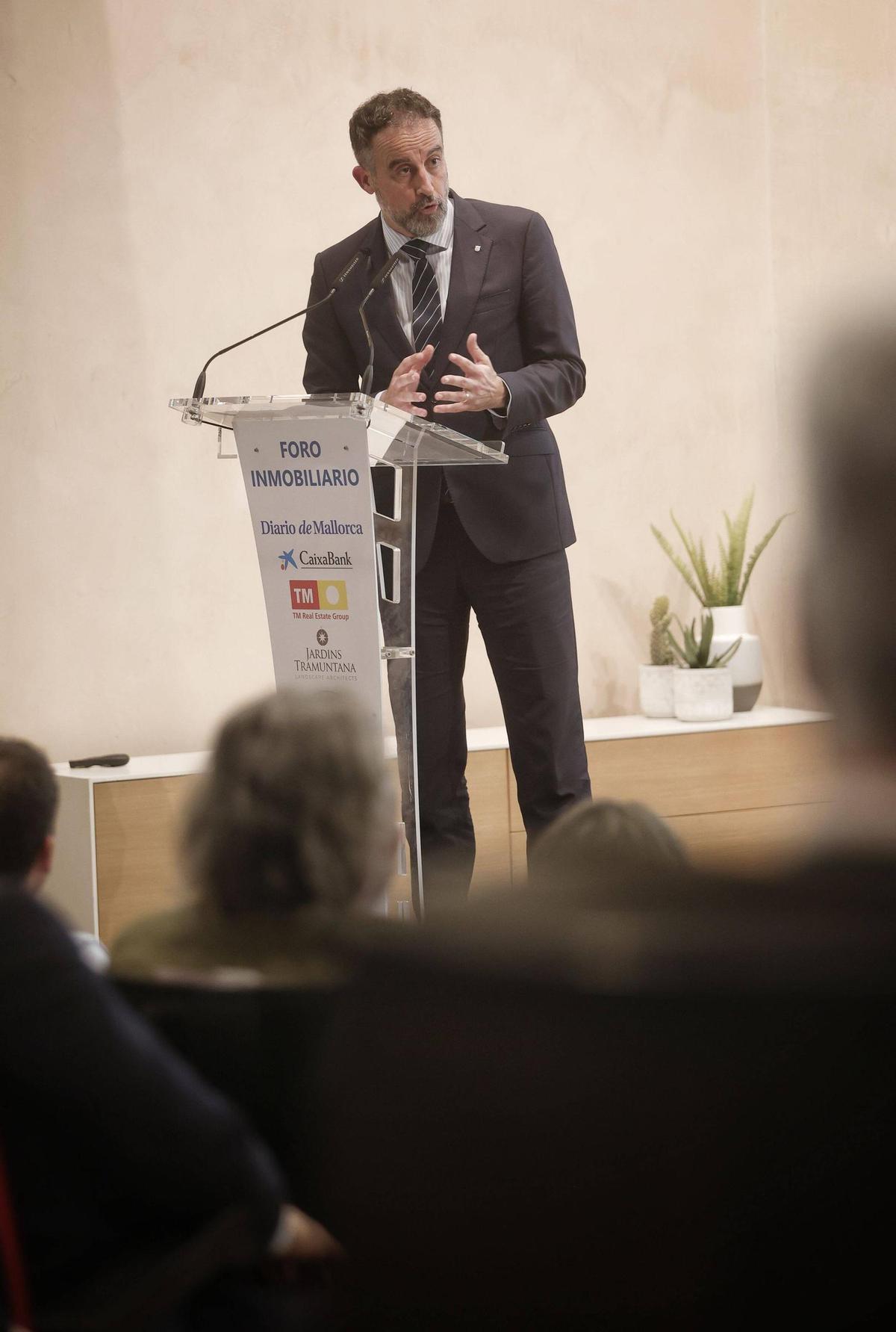 El cierre, por otro lado, llegó en boca de José Luis Mateo, conseller de Vivienda, Territorio y Movilidad del Govern balear.