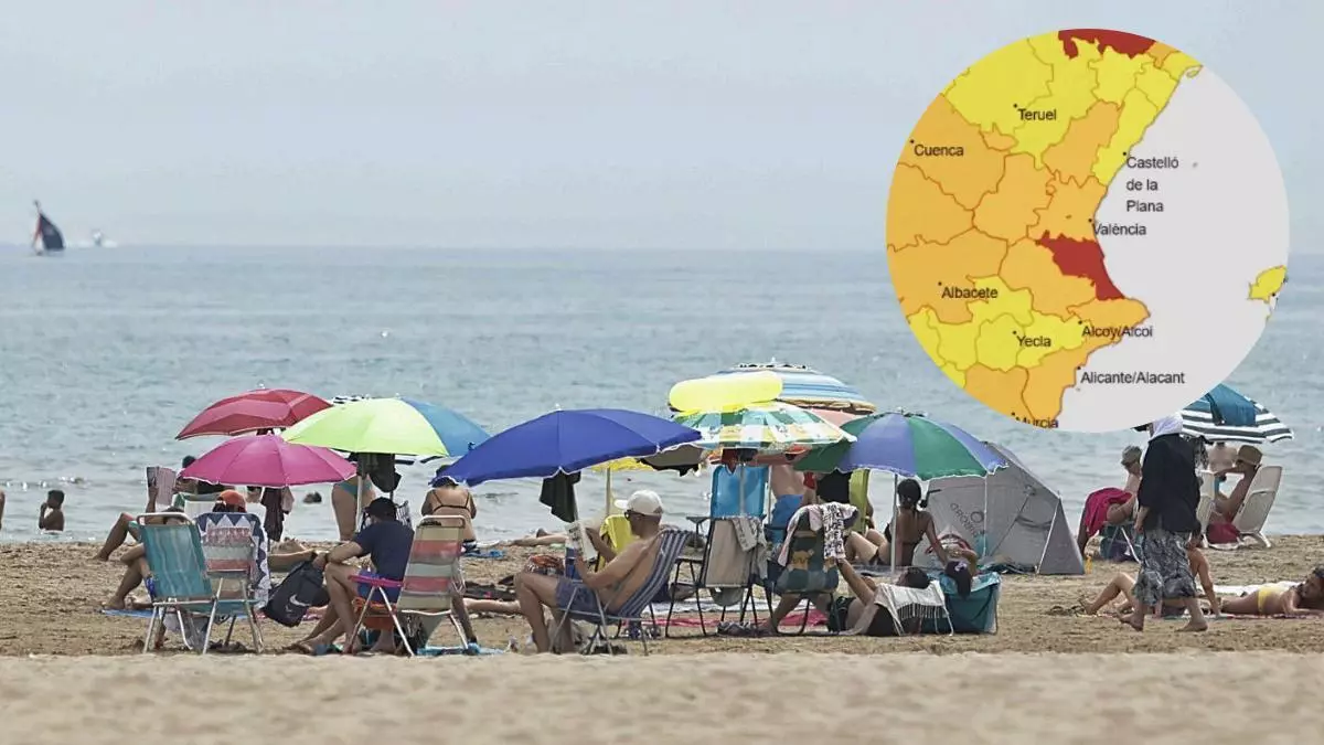 Así es la "falsa brisa" que dispara el termómetro en la Comunitat Valenciana: el fenómeno que explica la Aemet