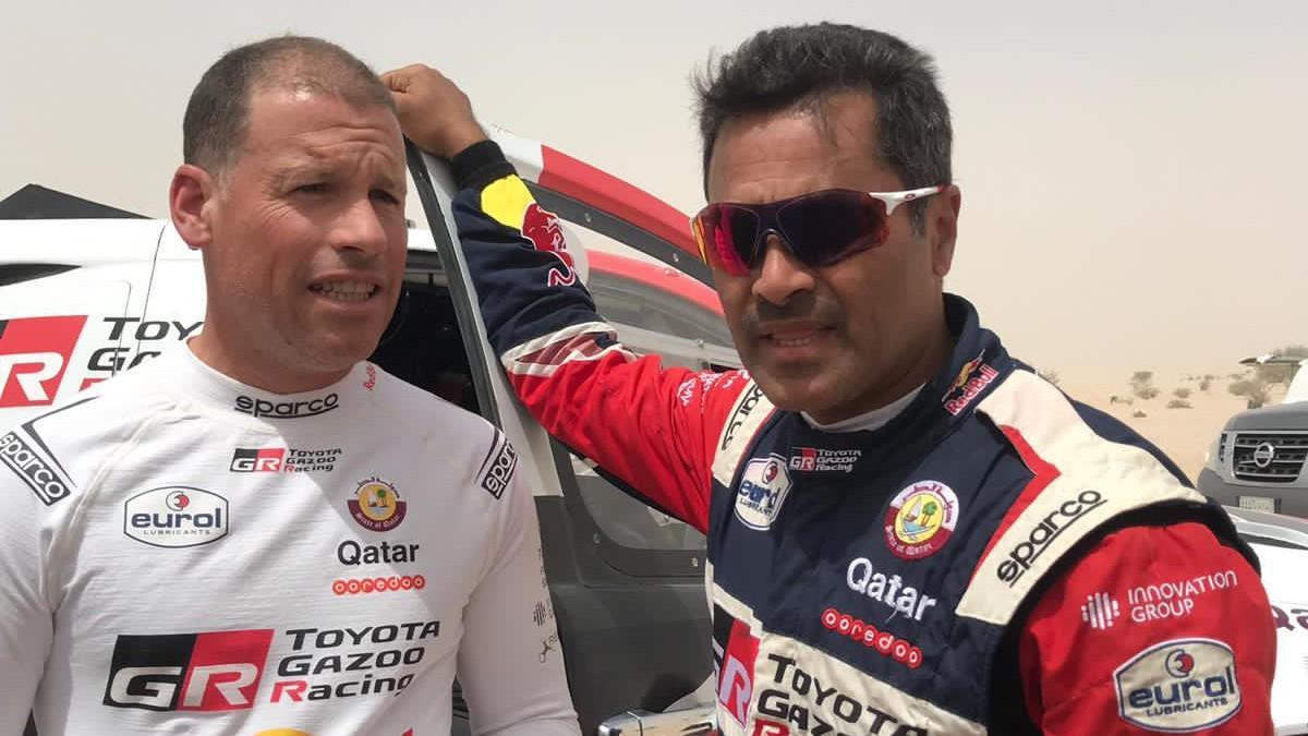 Una tormenta de arena impide la última etapa y Al-Attiyah gana