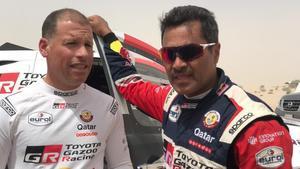 Una tormenta de arena impide la última etapa y Al-Attiyah gana