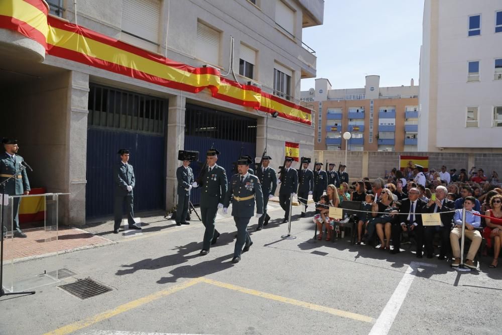 Misa y acto castrense en el cuertel de la Compañía de la Guardia Civil de Torrevieja y la Vega Baja el día de la Virgen del Pilar