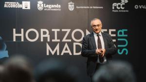 10.02.2026. MADRID. Ciclo HORIZONTE MADRID SUR. ‘Planificación y gestión de la ampliación de Metro de Madrid: MetroSur’. Fernando J. Rodríguez Méndez, responsable de la división de operación en Metro Madrid. Foto: Alba Vigaray