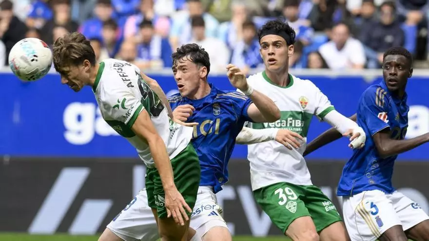 El Elche niega al Oviedo los tres puntos necesarios para buscar la permanencia