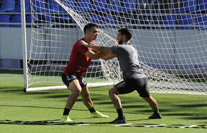 Entrenamiento del CD Tenerife en El Mundialito