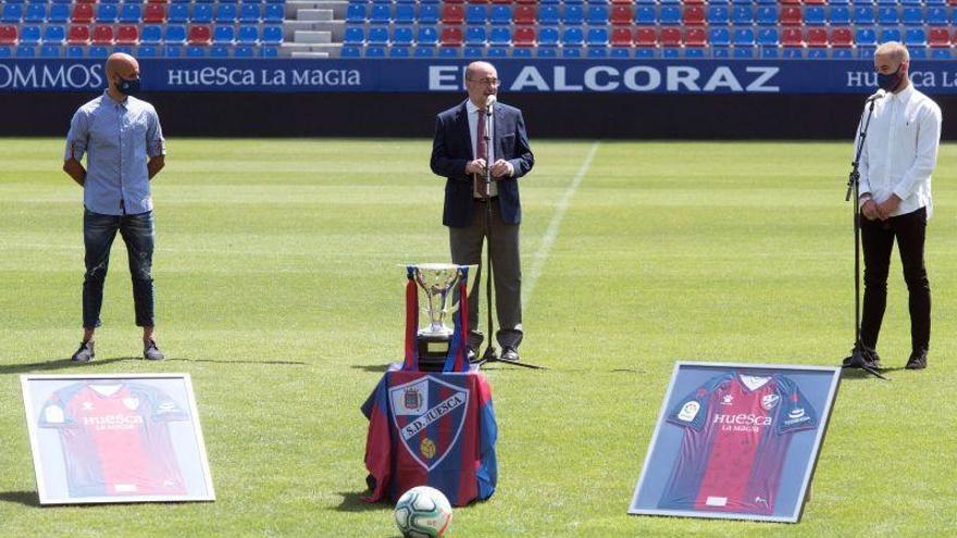 Lambán «sueña» con un derbi aragonés la próxima temporada