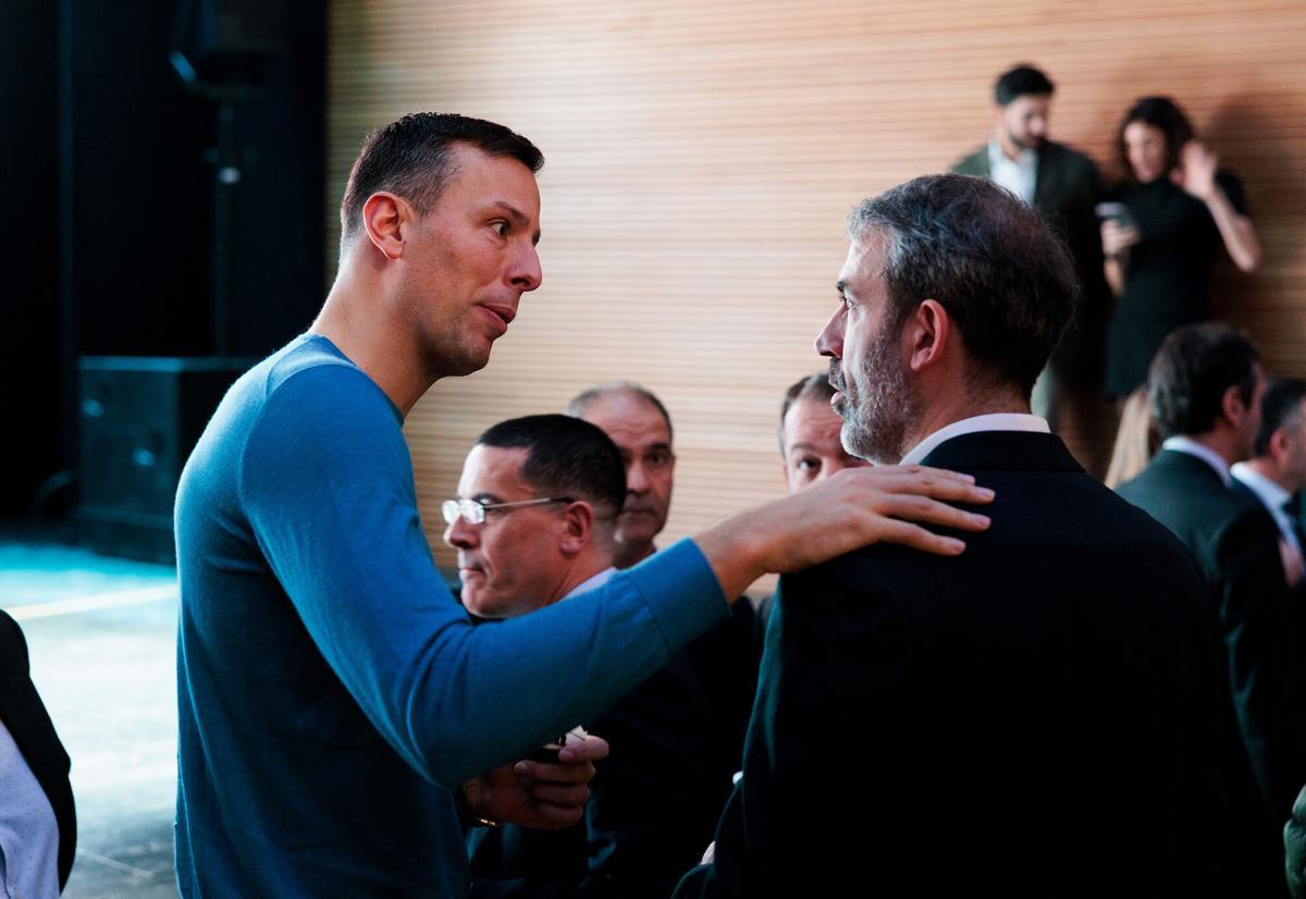 Berni Rodríguez fue uno de los representantes del Unicaja en el sorteo de la Copa del Rey.