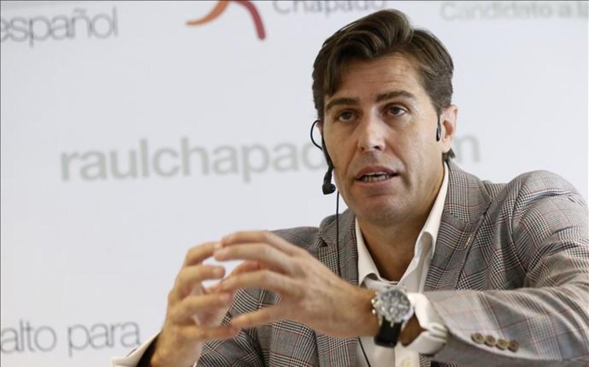 Raúl Chapado, aspirante a la presidencia de la RFEA