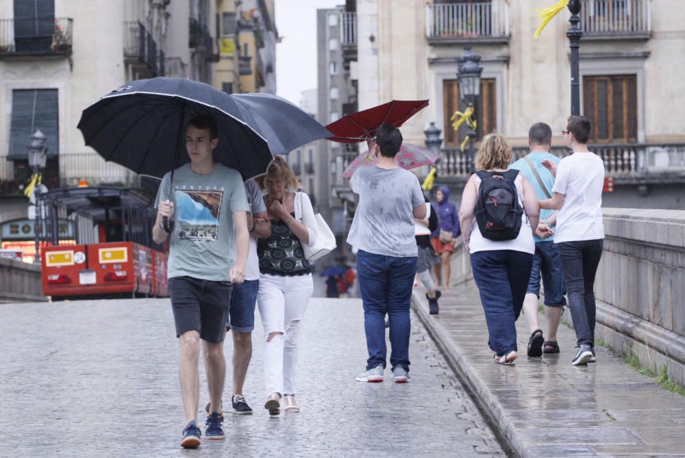 Ruixat a la ciutat de Girona