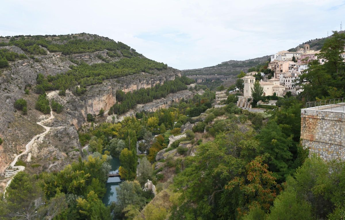 Valle del Río Júcar en Cuenca (Castilla La Mancha)