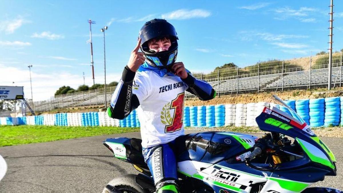 Acerete, tras proclamarse campeón de España de Superbikes