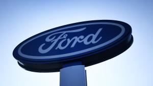 Fotografía de archivo del logo de Ford.