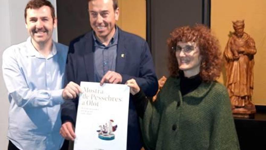 D&#039;esquera a dreta, Javi Palomo, Josep Berga i Montserrat Mallol.