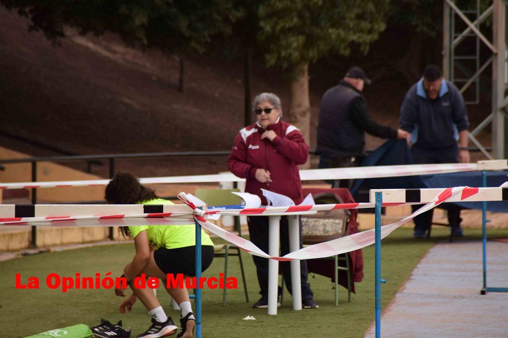 Regional absoluto y sub-23 de atletismo en Lorca (I)