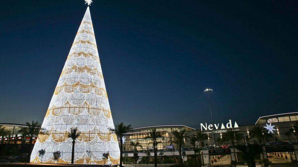 El árbol de Navidad más alto de Europa