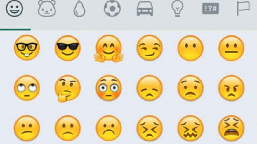 Los emoticonos son una de las señas de identidad de WhatsApp