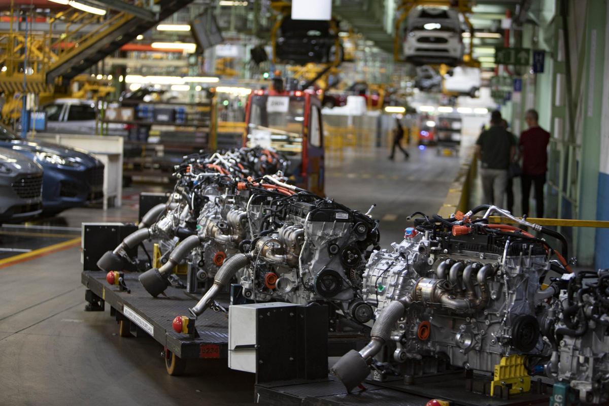 Motores en la planta de Ford Almussafes.
