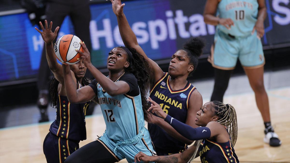 Onyenwere, en un partit de la passada primavera amb el New York Liberty.