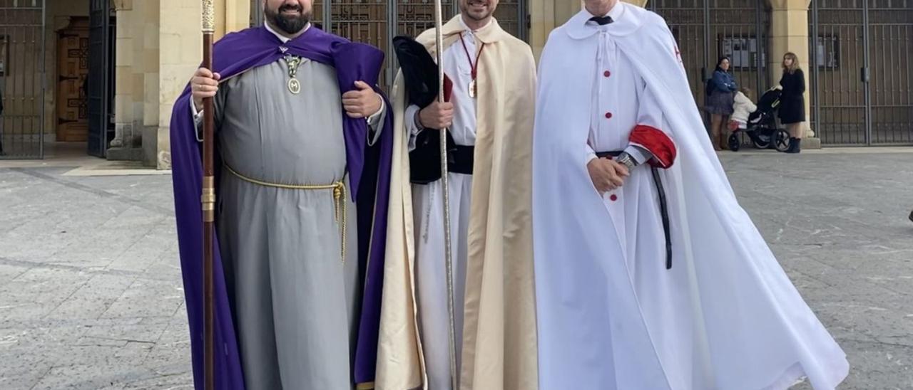 Los cofrades de la Semana Santa de Gijón, satisfechos a pesar de la lluvia: &quot;Nos sentimos arropados y queridos&quot;