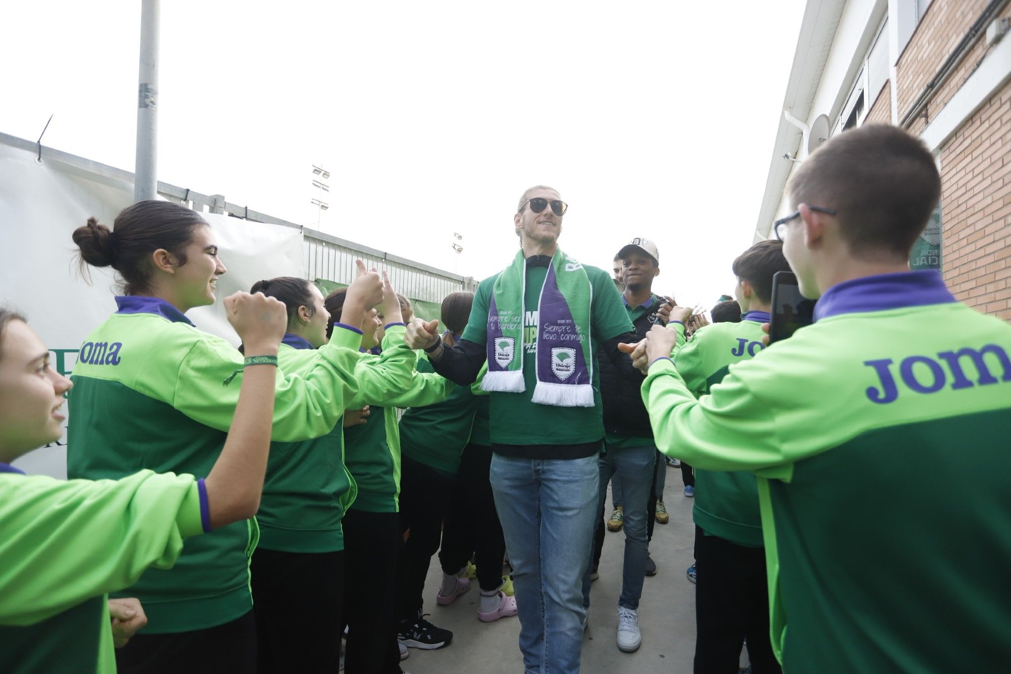 La fiesta del Unicaja, campeón de la Copa del Rey, por las calles de Málaga