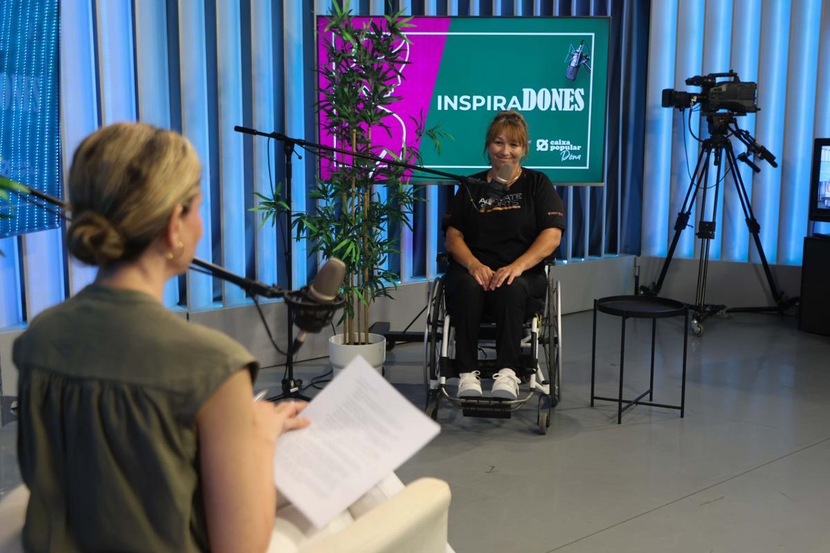 Ruth Aguilar, atleta paralímpica valenciana y una de las grandes referentes del deporte adaptado, en Inspiradones.