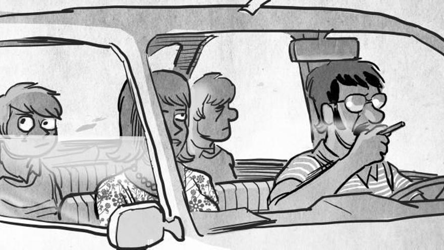 Imágenes de la novela gráfica de Vizuete que editará Astiberri.