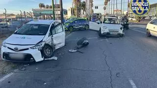 Hachís, éxtasis y cocaína: la mercancía con la que viajaba el conductor que ha chocado contra un taxi en Sevilla