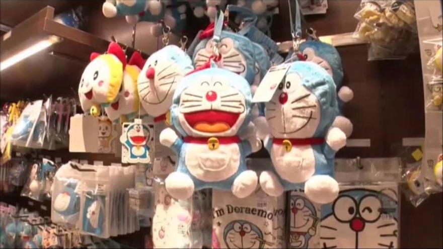 Doraemon fa 50 anys i ho celebra obrint una botiga al Japó