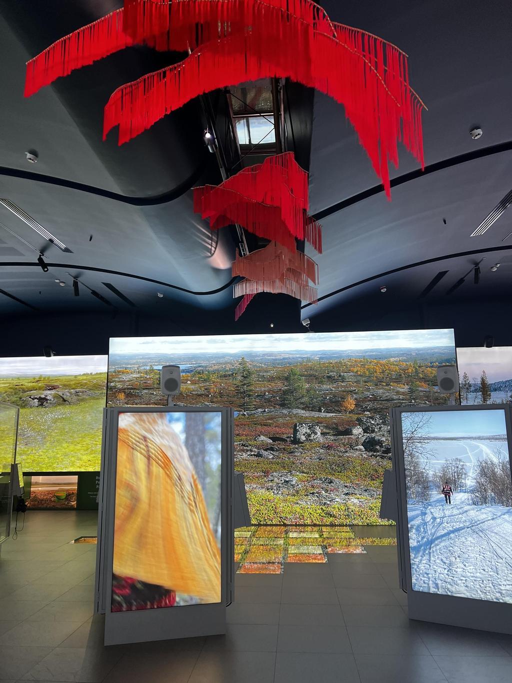 Interior del Museo Siida