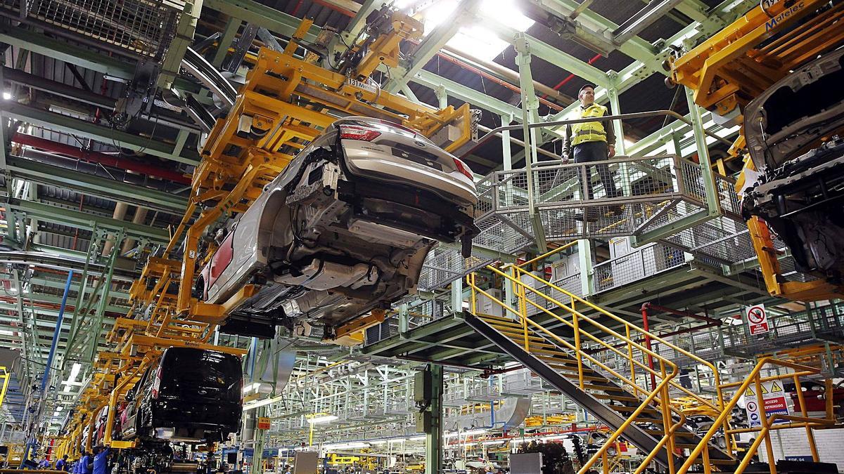 Planta de montaje de vehículos de la factoría de Ford en Almussafes, en una imagen de archivo. | KAI FÖRSTERLING/EFE