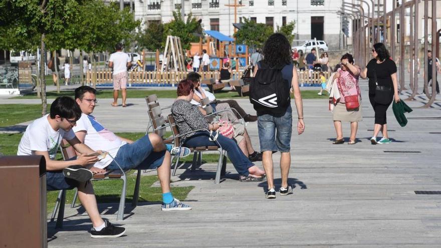 Jornada soleada en A Coruña.