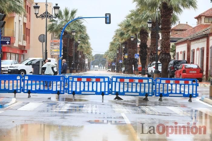 Temporal en Murcia: Los efectos de las lluvias en Los Alcázares y Cartagena