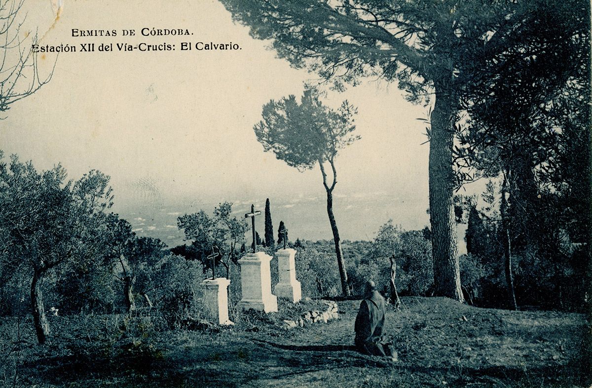 Una postal de las Ermitas hacía 1915