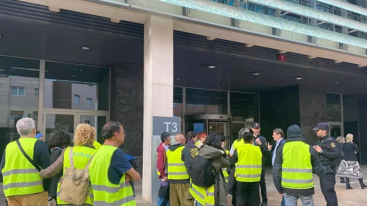 Una de las protestas del Kolectivo Jóvenes del Parke.