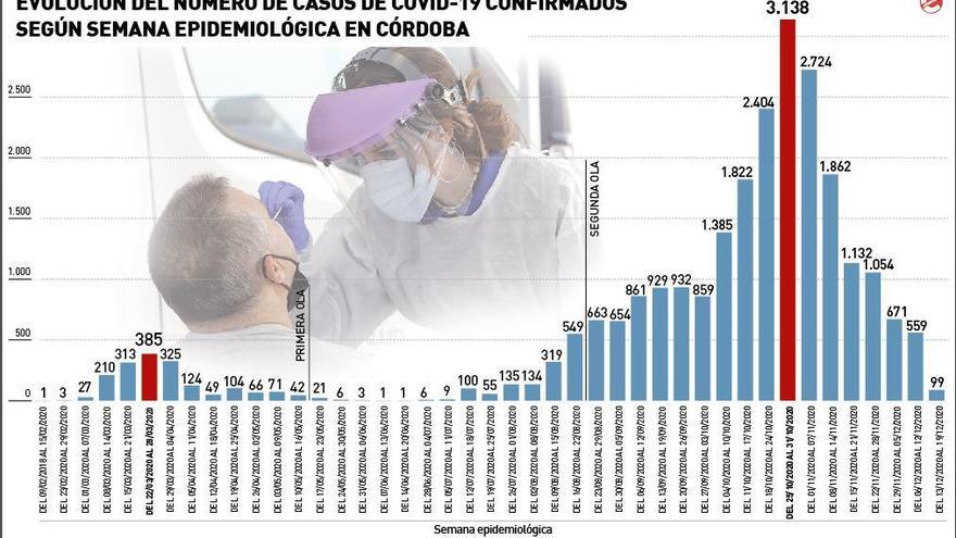 Casi ocho de cada diez fallecidos por covid en Córdoba han muerto en la segunda ola