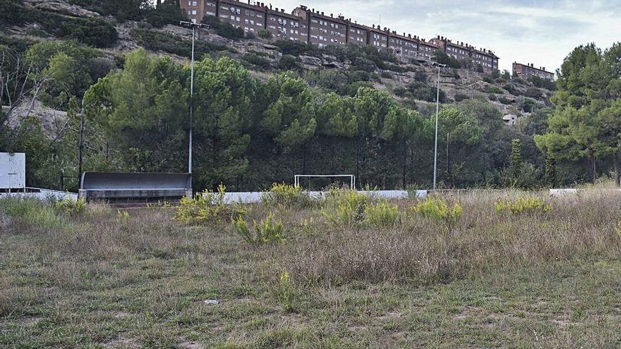 L&#039;estat habitual del camp del Sant Pau