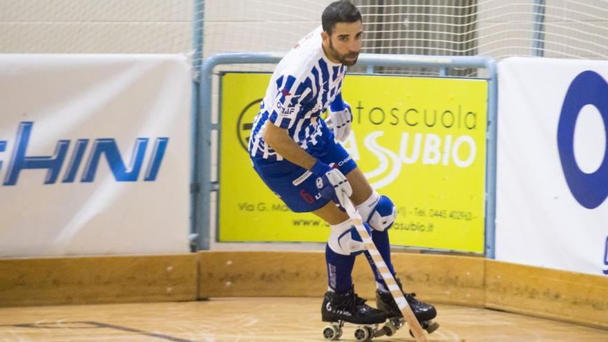 Juan Fariza, en un partido contra el Valdagno