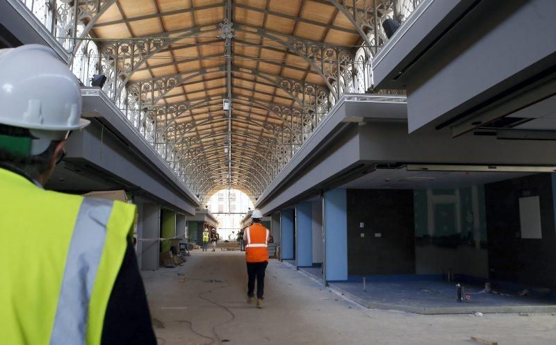 Las obras del Mercado Central avanzan