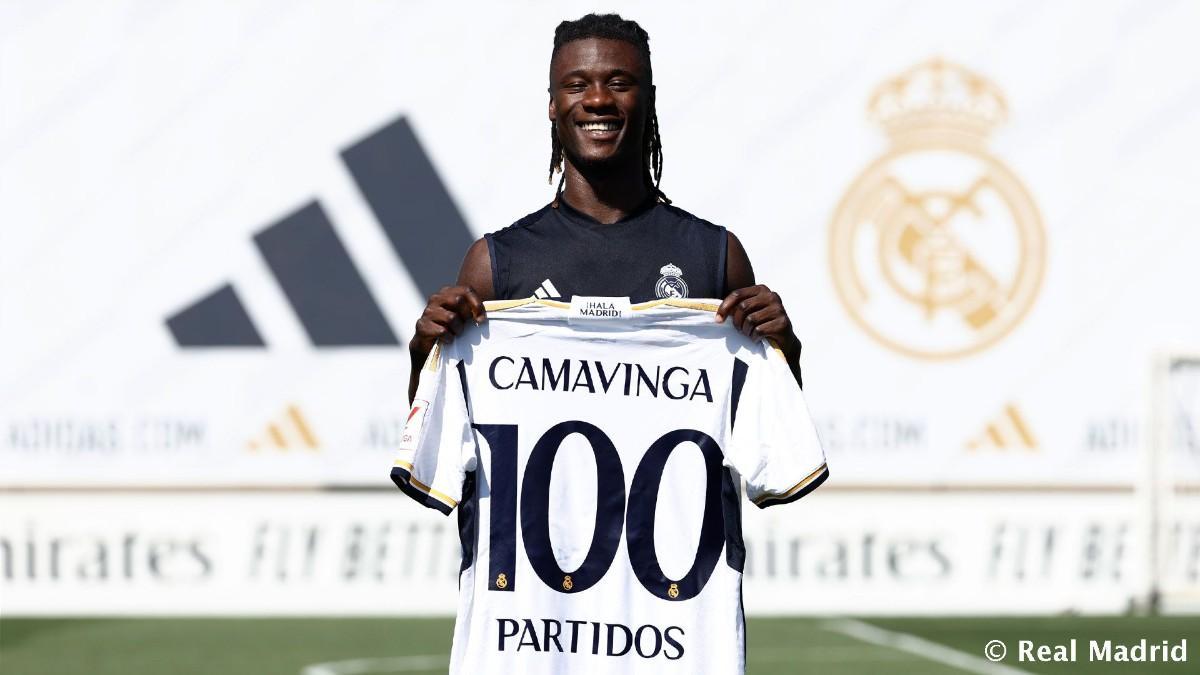 Camavinga cumple 100 partidos con el Real Madrid