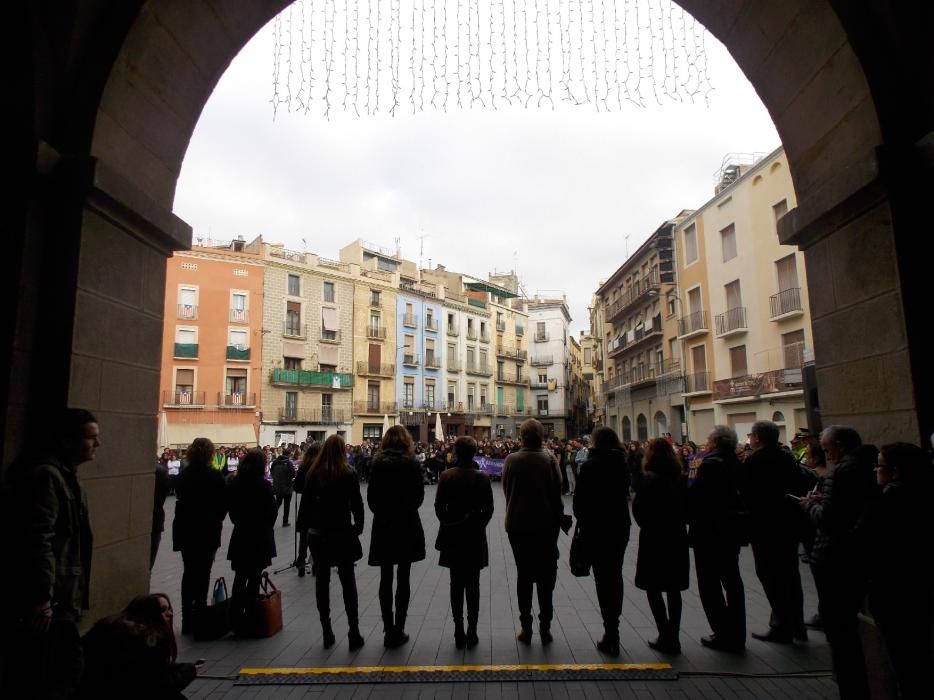 Clam contra la violència masclista a Manresa