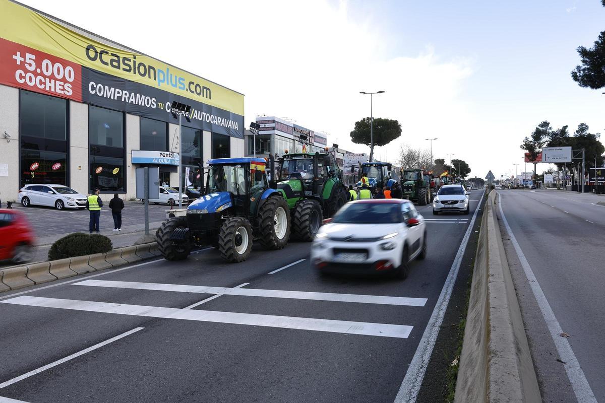 Las protestas, en Arganda del Rey, Madrid