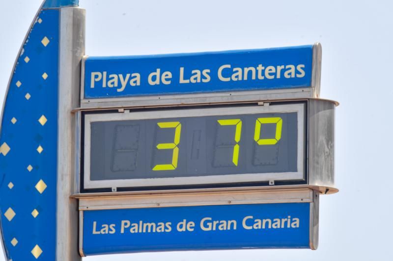 Calor y calima en Gran Canaria (17/08/21)