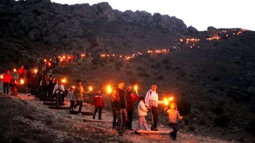 Ciudadanos quiere recuperar la bajada de las antorchas de Elda