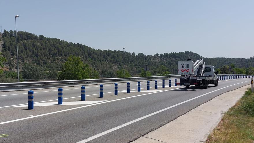 La zona de la C-55 on ha mort un motorista a Manresa aquest dijous