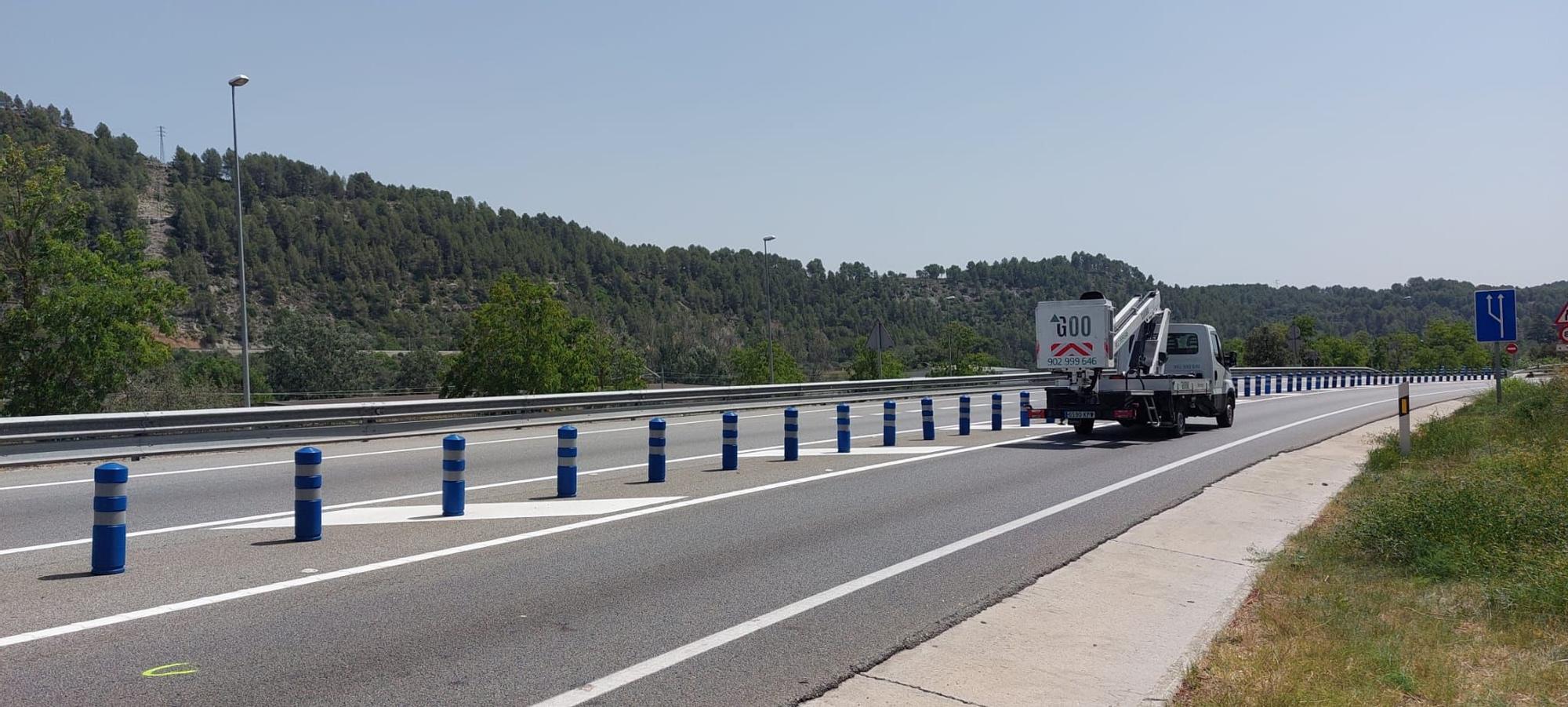 La zona on ha mort un motorista a Manresa aquest dijous